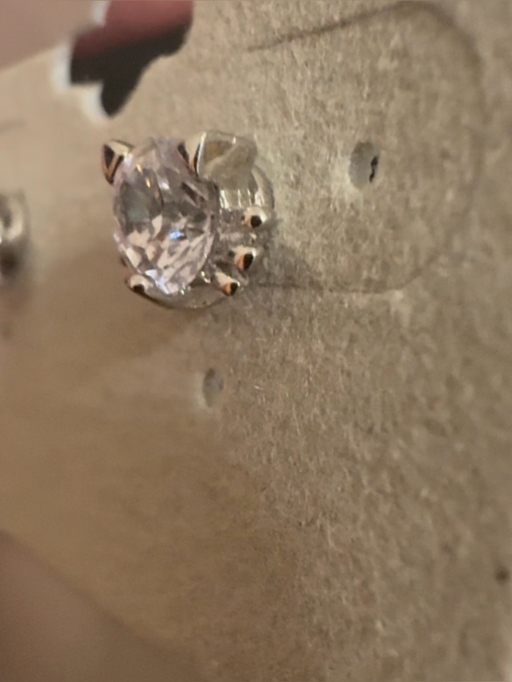 Sterling Silver Shiny 925 Kitty Cat Sparkling CZ Stud Earrings Brand New - Picture 10 of 15